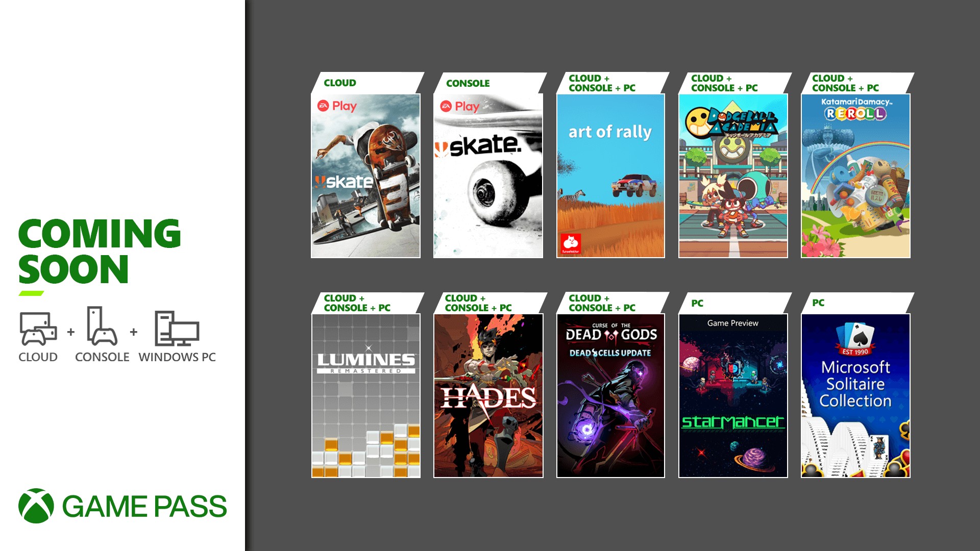 20 jogos indies chegam no lançamento ao Xbox Game Pass