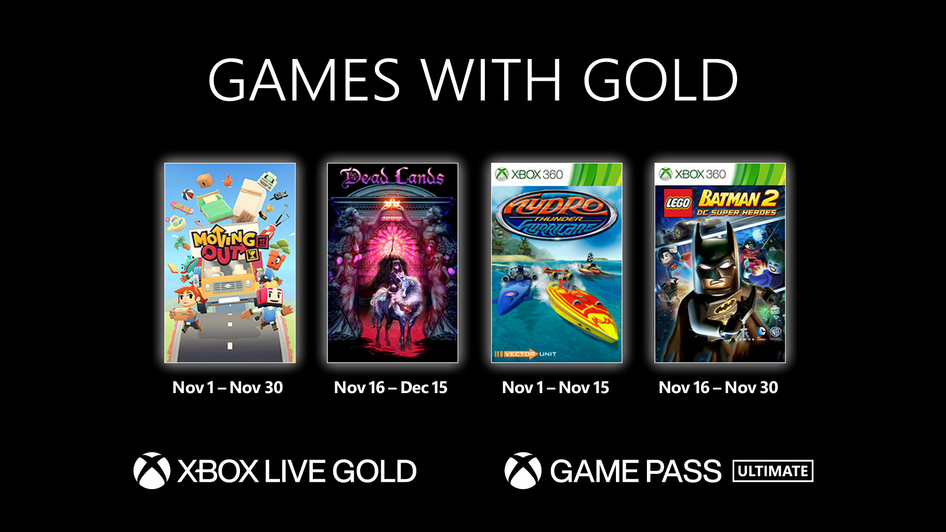 Novos Games with Gold para novembro de 2021 - Xbox Wire em Português