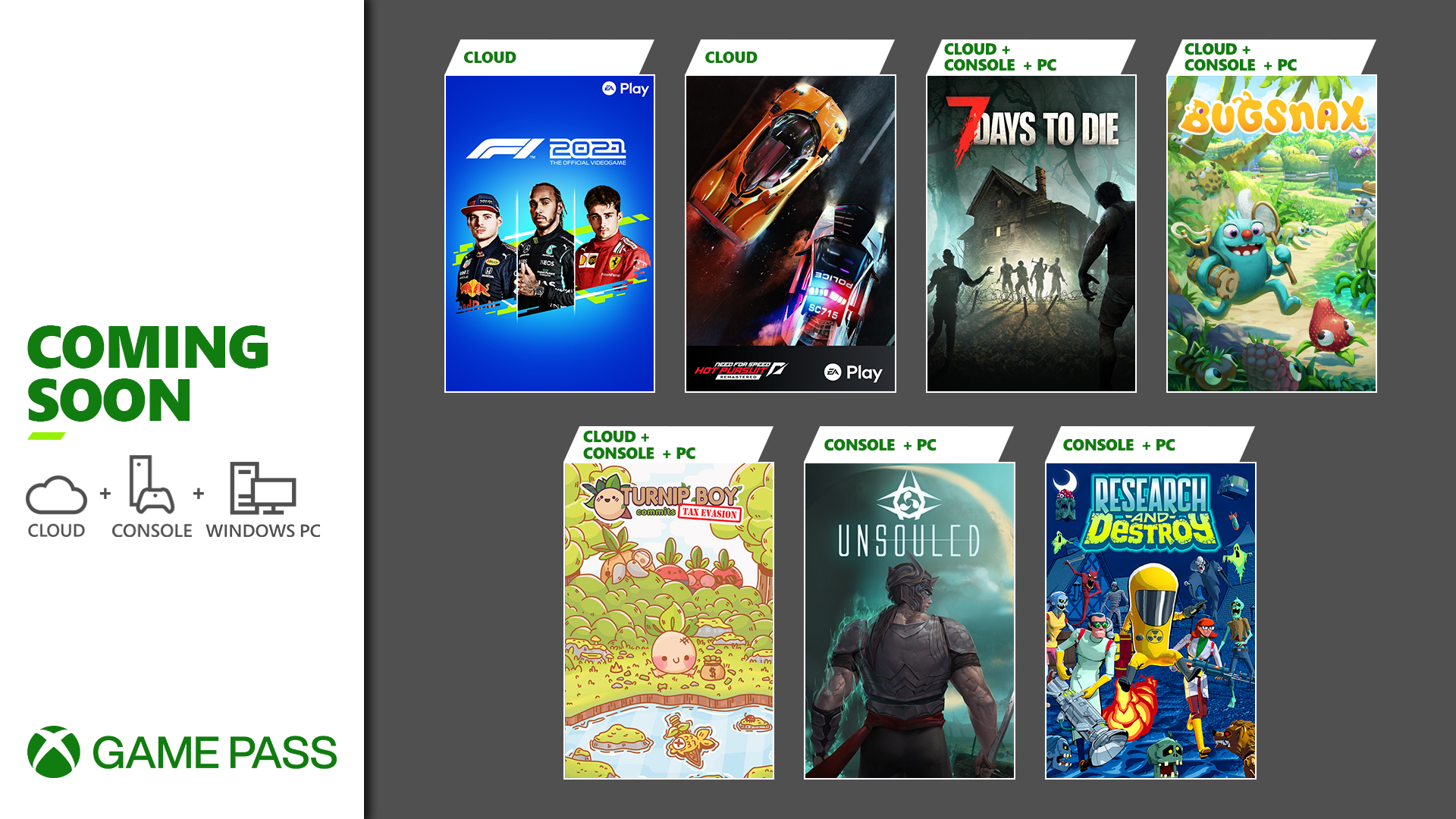 Próximas novidades do Xbox Game Pass incluem dois grandes jogos e Day One  Chegando hoje - Canal do Xbox