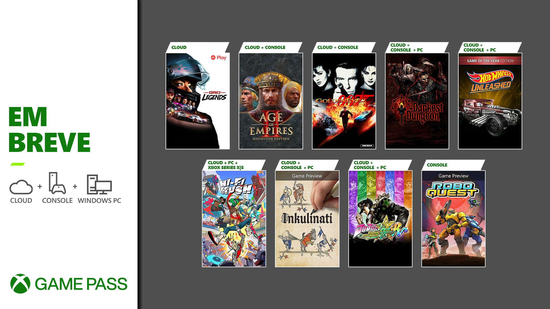 Chegando ao Xbox Game Pass: Hi-Fi Rush, GoldenEye 007, Age of Empires II:  Definitive Edition e mais - Xbox Wire em Português