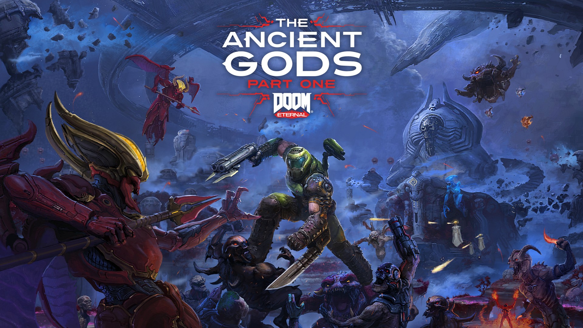 Баннер дополнения Doom Eternal: The Ancient Gods – Part One