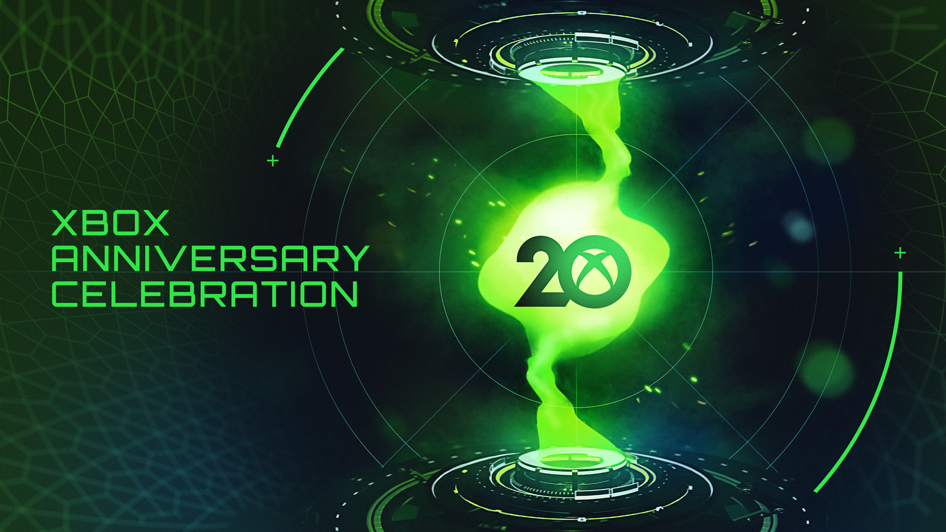 Баннер трансляции по случаю 20 лет Xbox